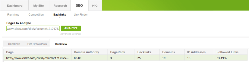 SEO Backlinks Overview SEO Backlinks Overview