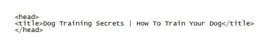 html title code