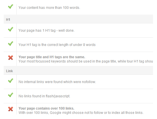 page warning tool